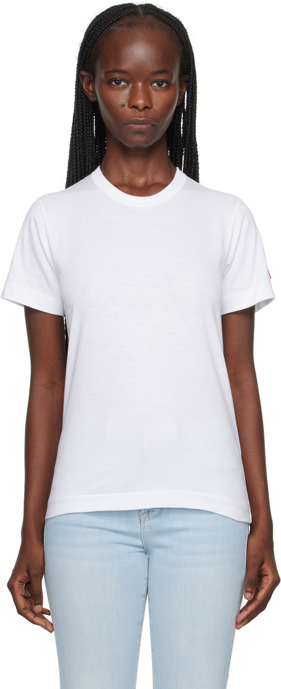 COMME des GARÇONS PLAY White Invader Edition T-Shirt