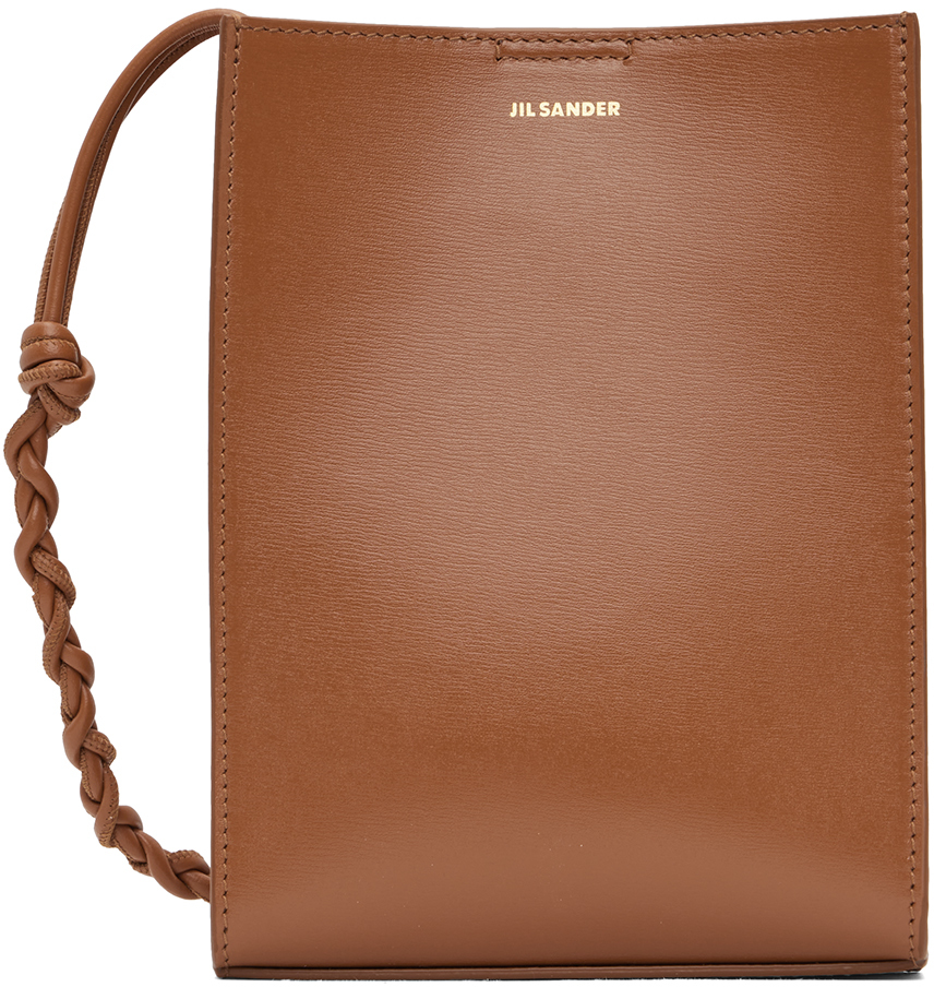 Jil Sander: Tan Small Tangle Bag   SSENSE Canada