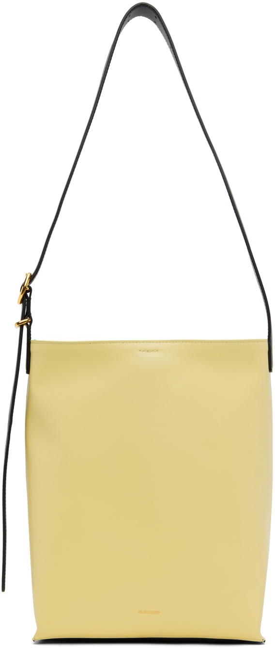 Yellow & Beige Cannolo Tote