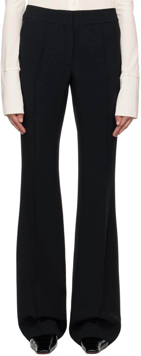 【関税&送料込】Jil Sander Flared Pants JIL SANDER Cropped floral-jacquard flared pants | NET-A-PORTER