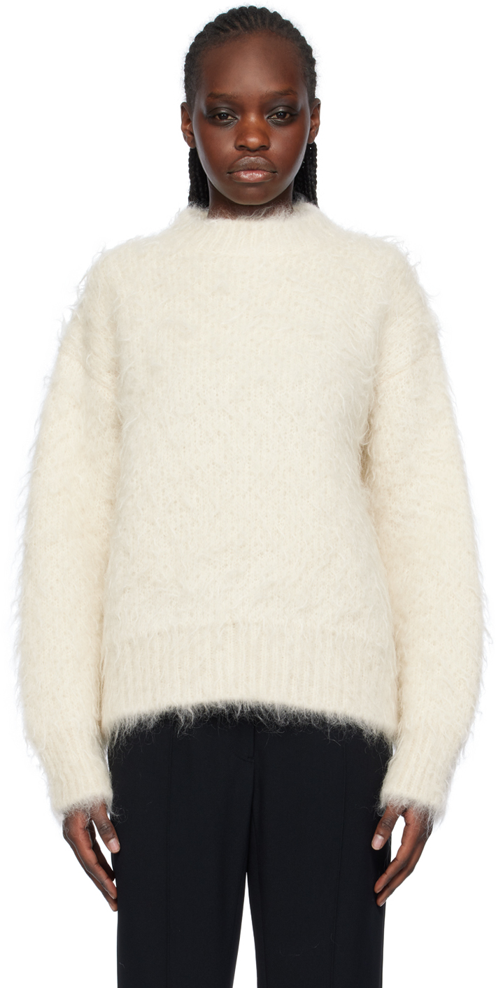 White mohair clearance jumper