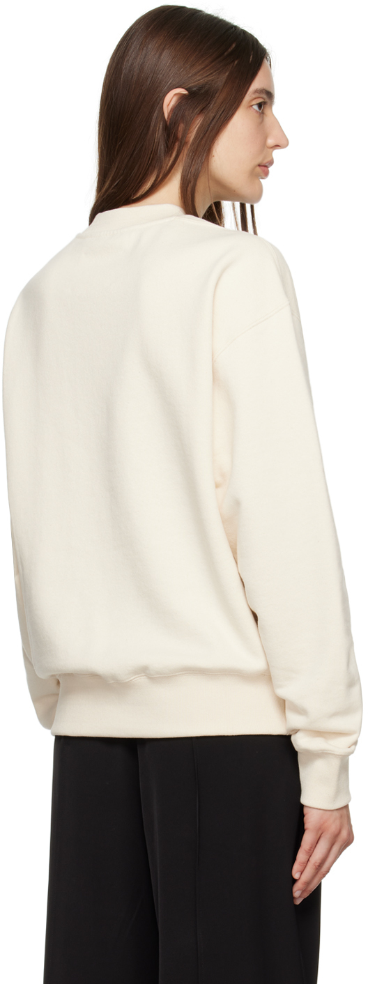 Jil Sander Off-white Oversized Sweatshirt In 279 Dune