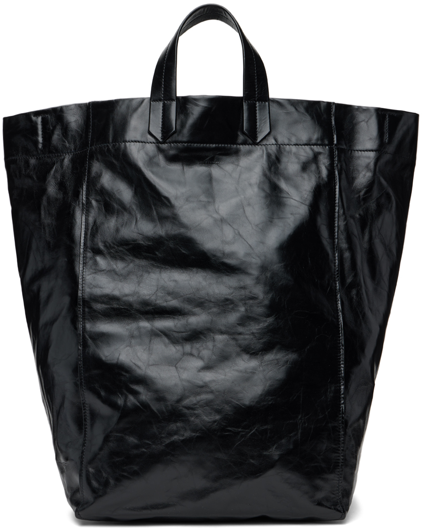 Jil Sander: Black 2Way Tote | SSENSE