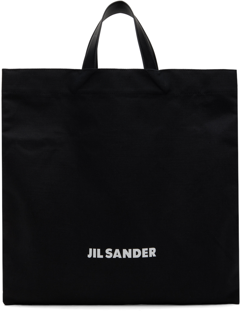Jil Sander Men's Book Square Tote Bag In Black