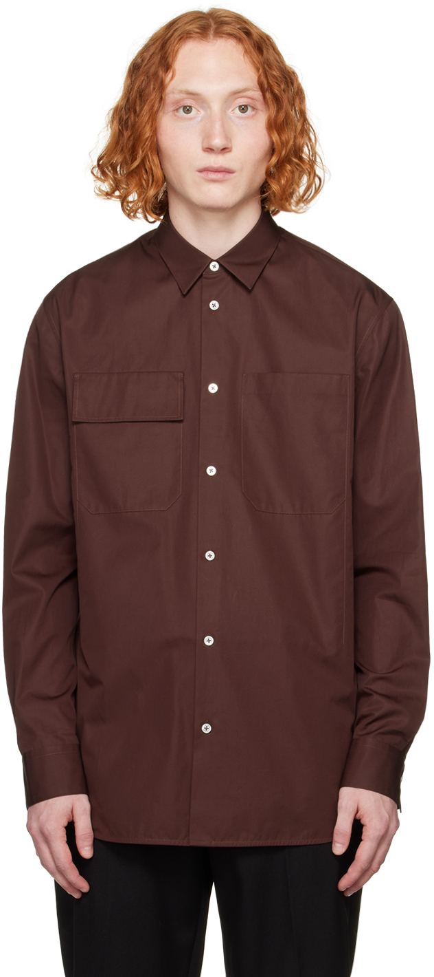 Burgundy Pocket Shirt