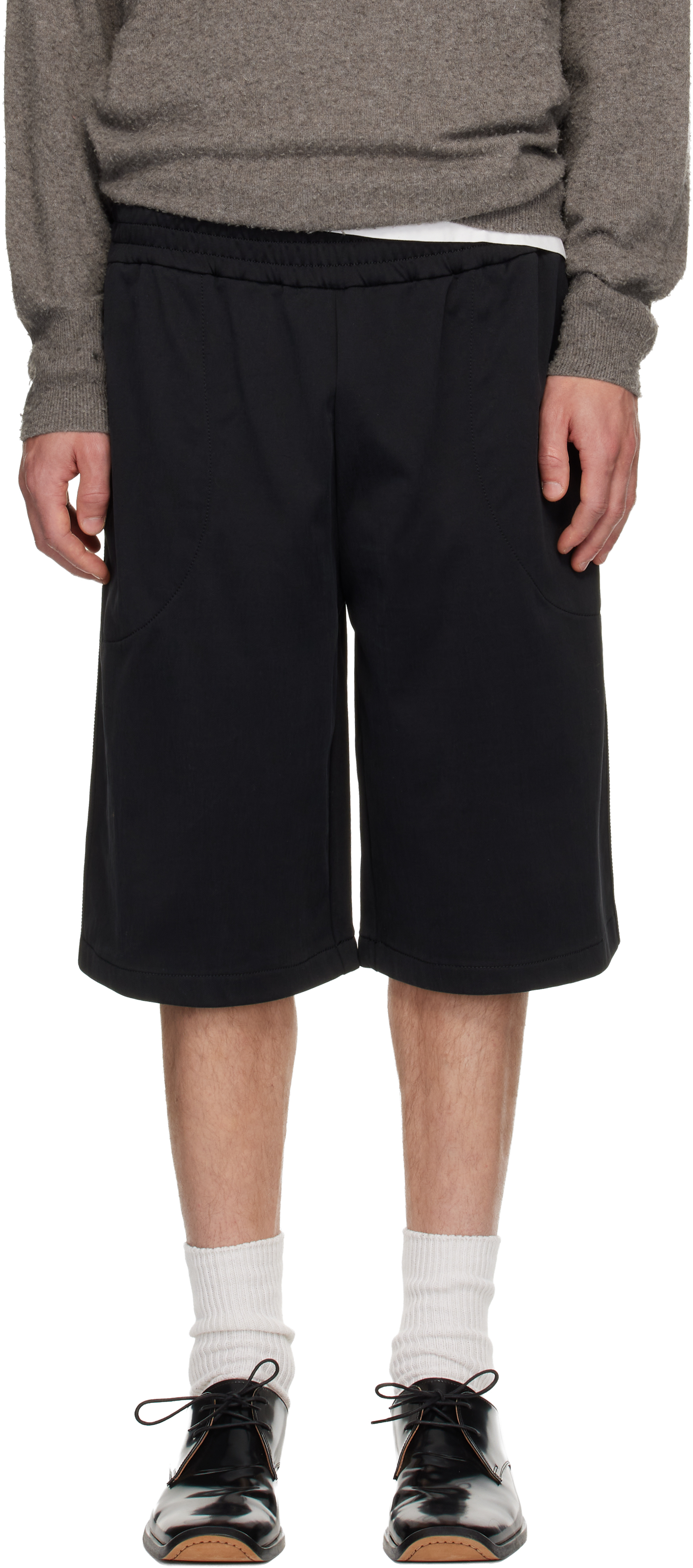 Jil Sander: Black Two-Pocket Shorts | SSENSE