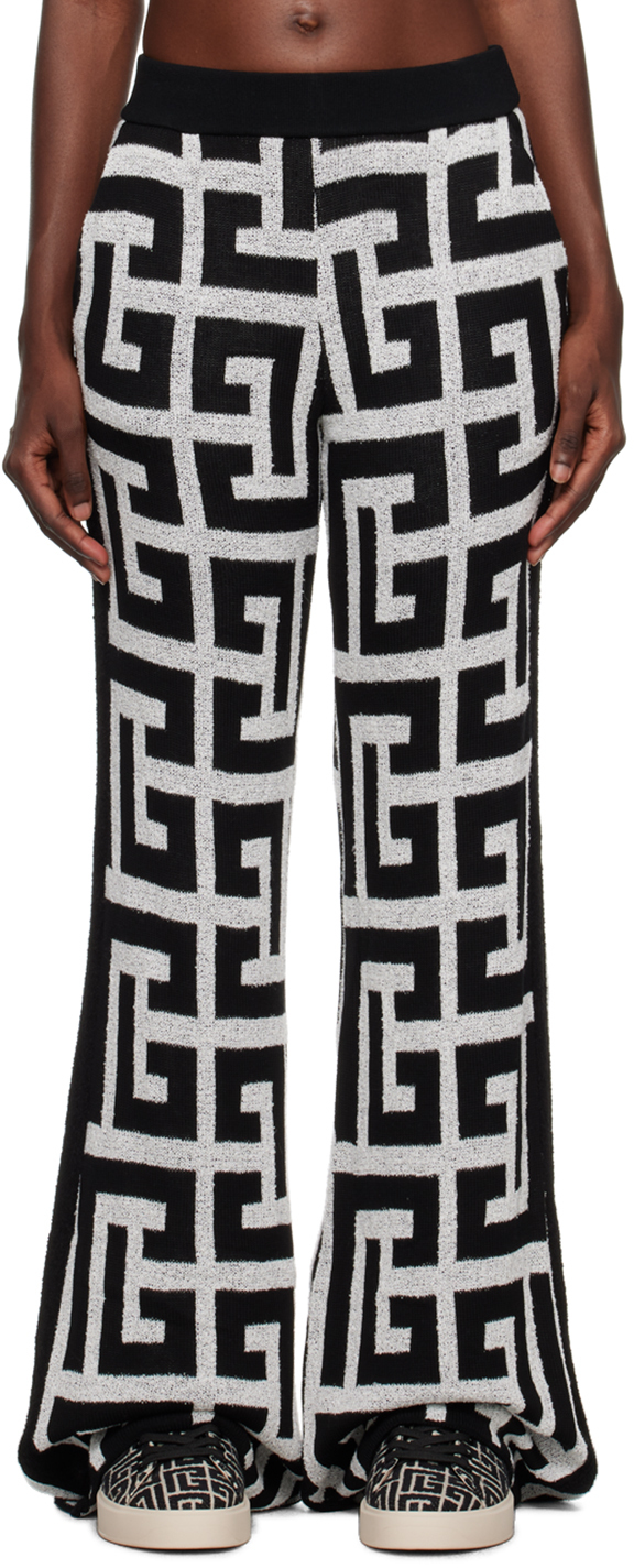 Black & White Monogram Lounge Pants