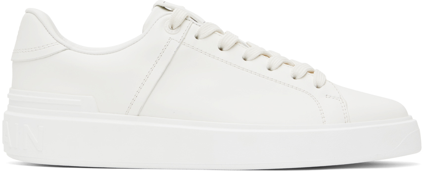 White B-Court Sneakers