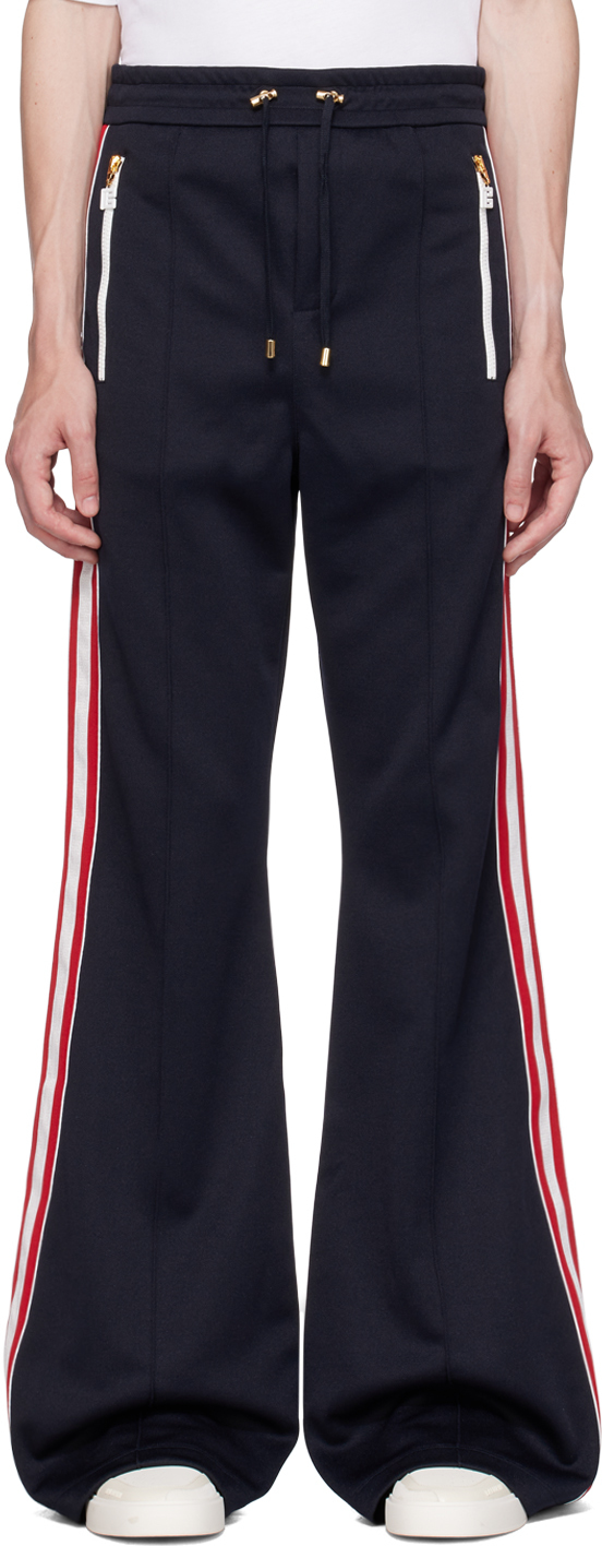 BALMAIN NAVY '70S SWEATPANTS