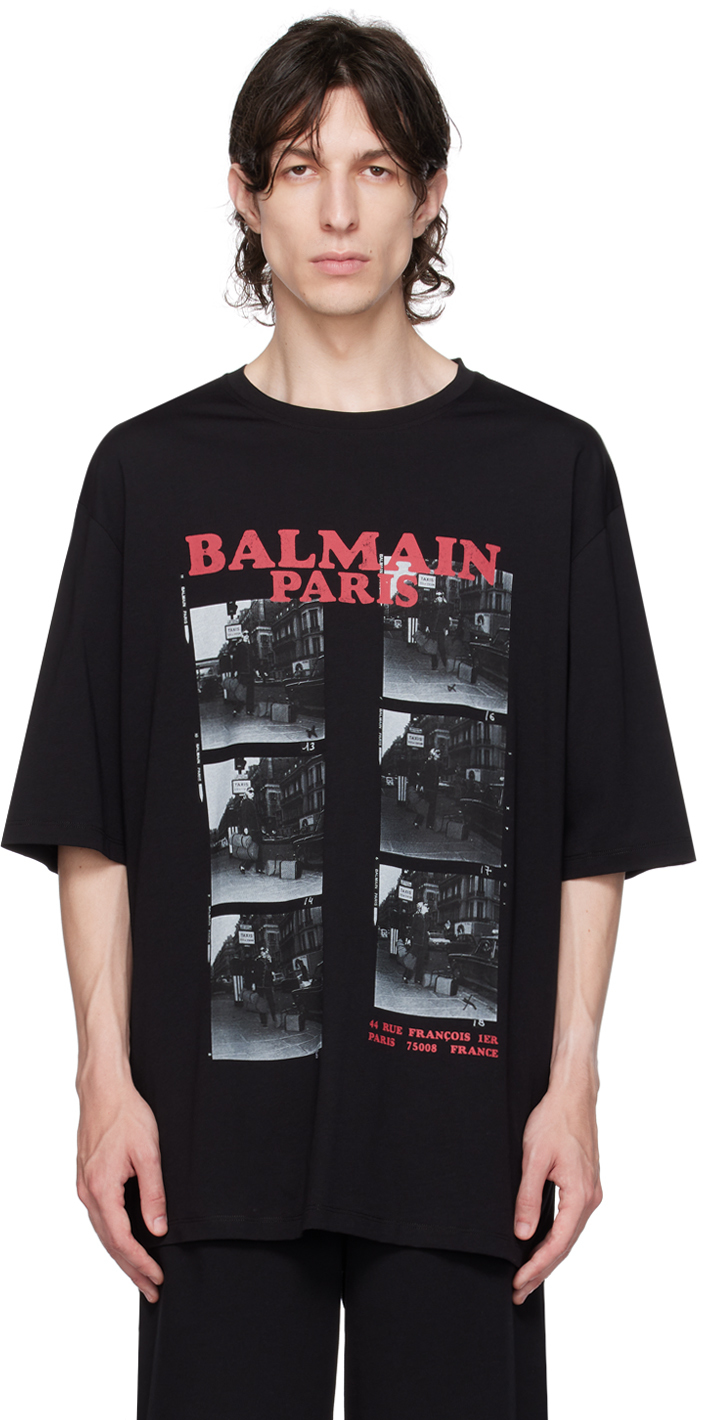Balmain T-shirt  44 In Black