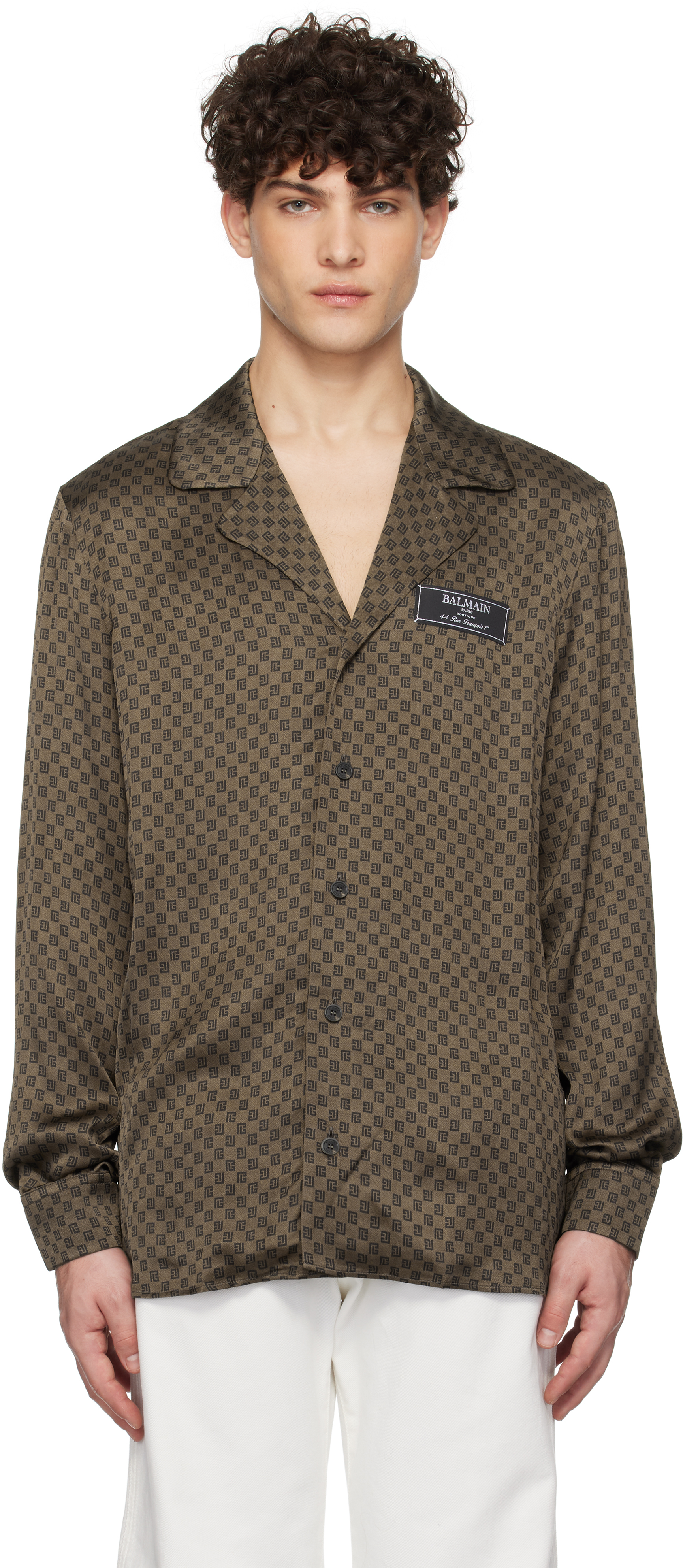 Brown Monogram Shirt