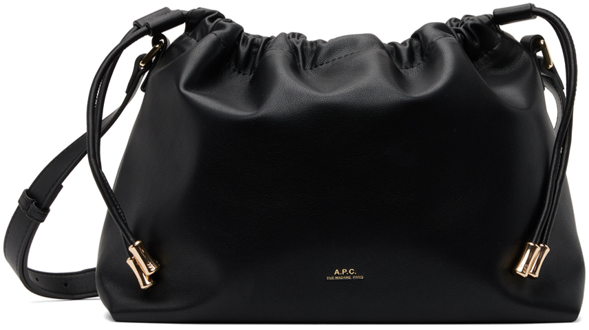 Apc Ninon Shoulder Bag In Lzz Black