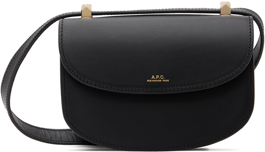 Apc Black Mini Genève Bag In Lzz Black