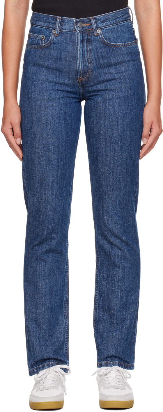 Indigo Molly Jeans by A.P.C. on Sale