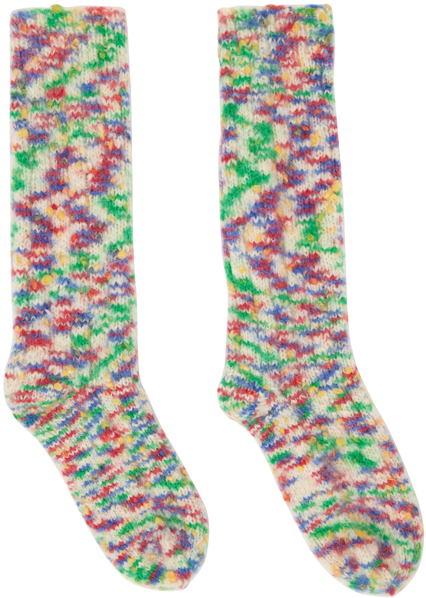 Shop Apc Multicolor Jw Anderson Edition Socks In Saa Multicolor