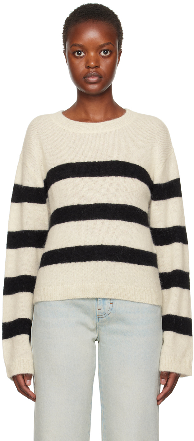 Shop Apc Off-white Madison Sweater In Aac Off White