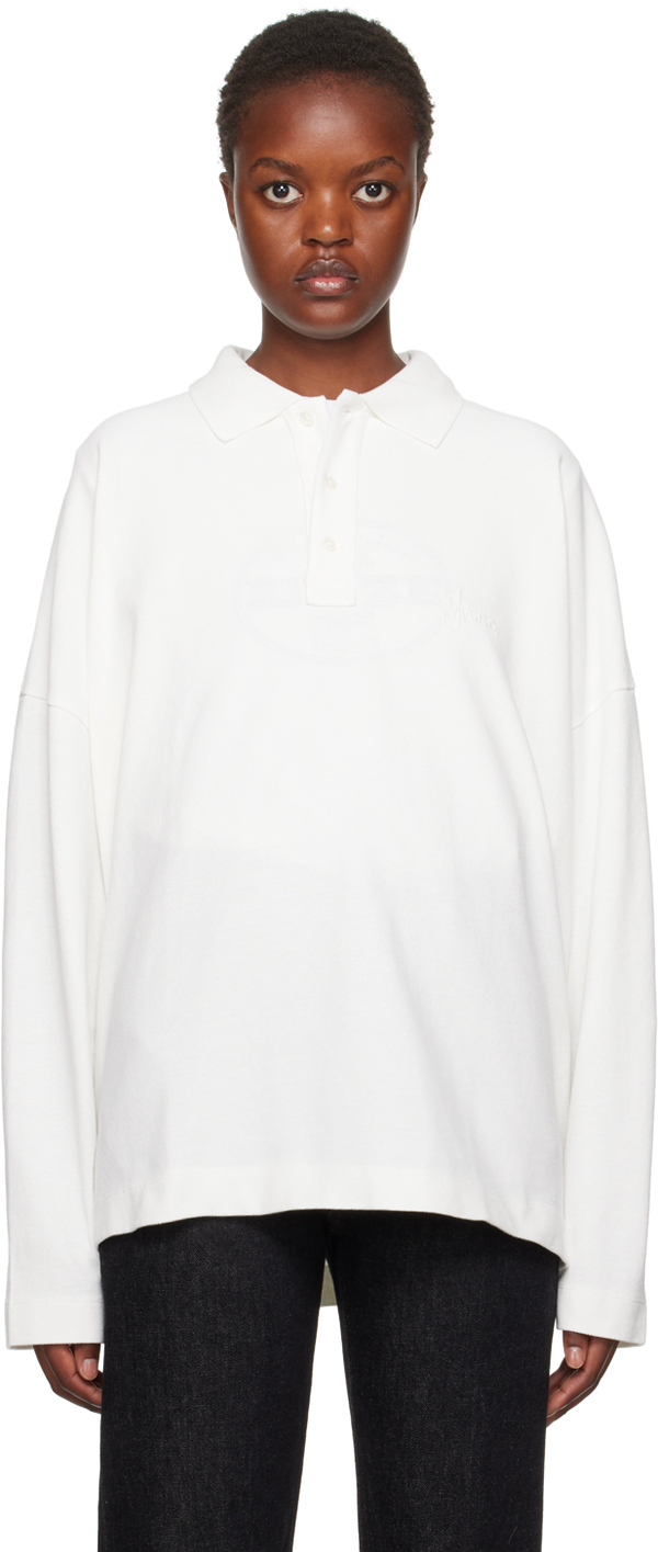 Shop Apc Off-white Jw Anderson Edition Murray Polo In Aac Off White