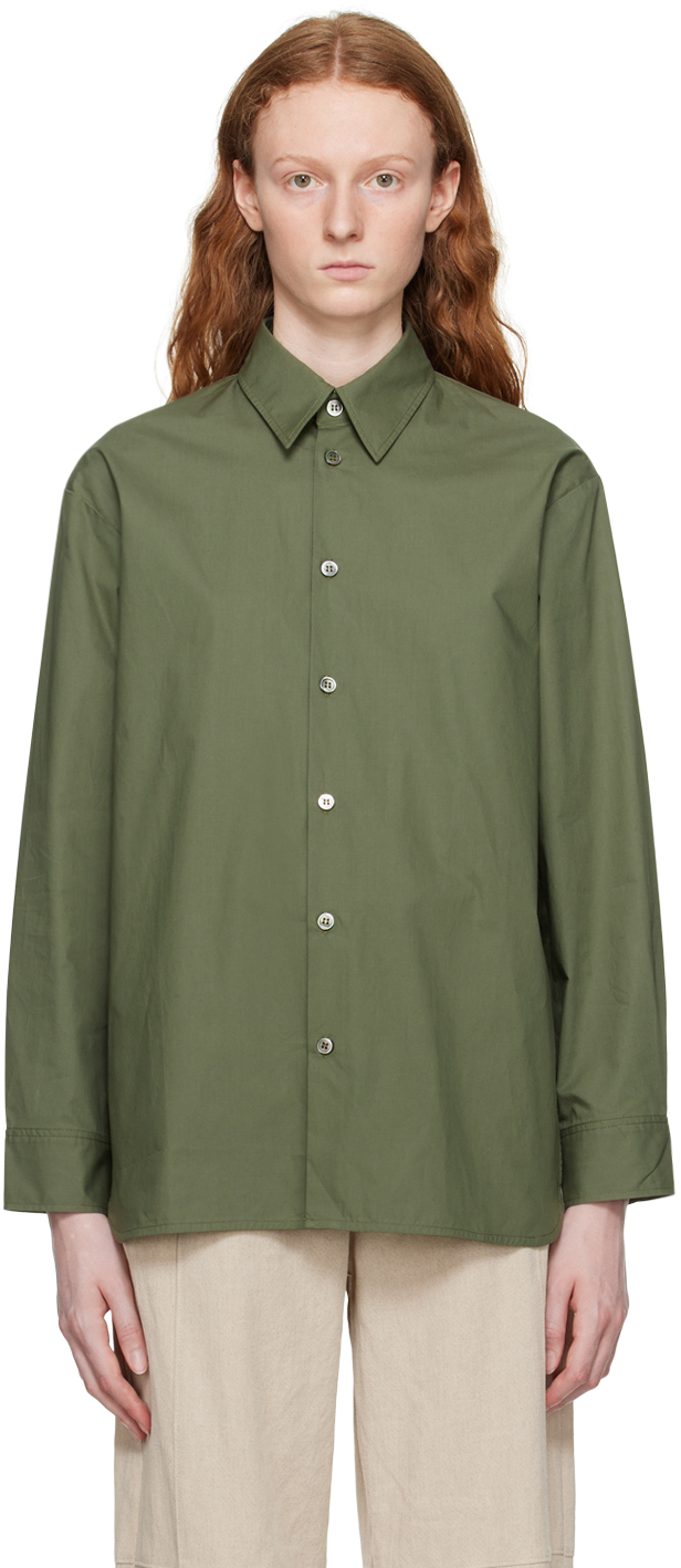 Apc Green Rosie Shirt In Kaa Green