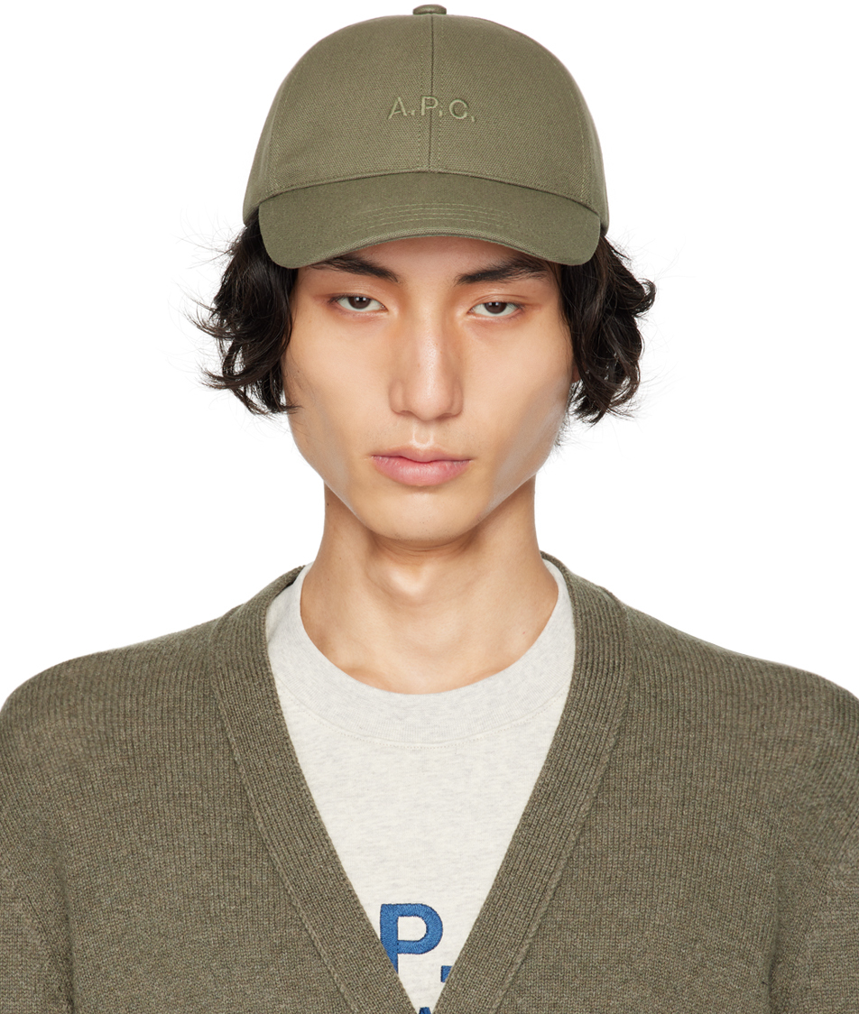 Khaki Charlie Cap by A.P.C. on Sale