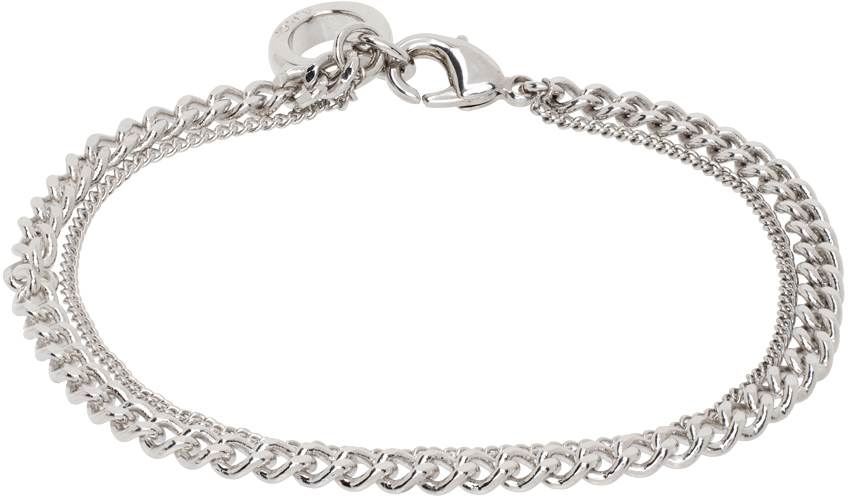 A.P.C. Silver Minimal Bracelet