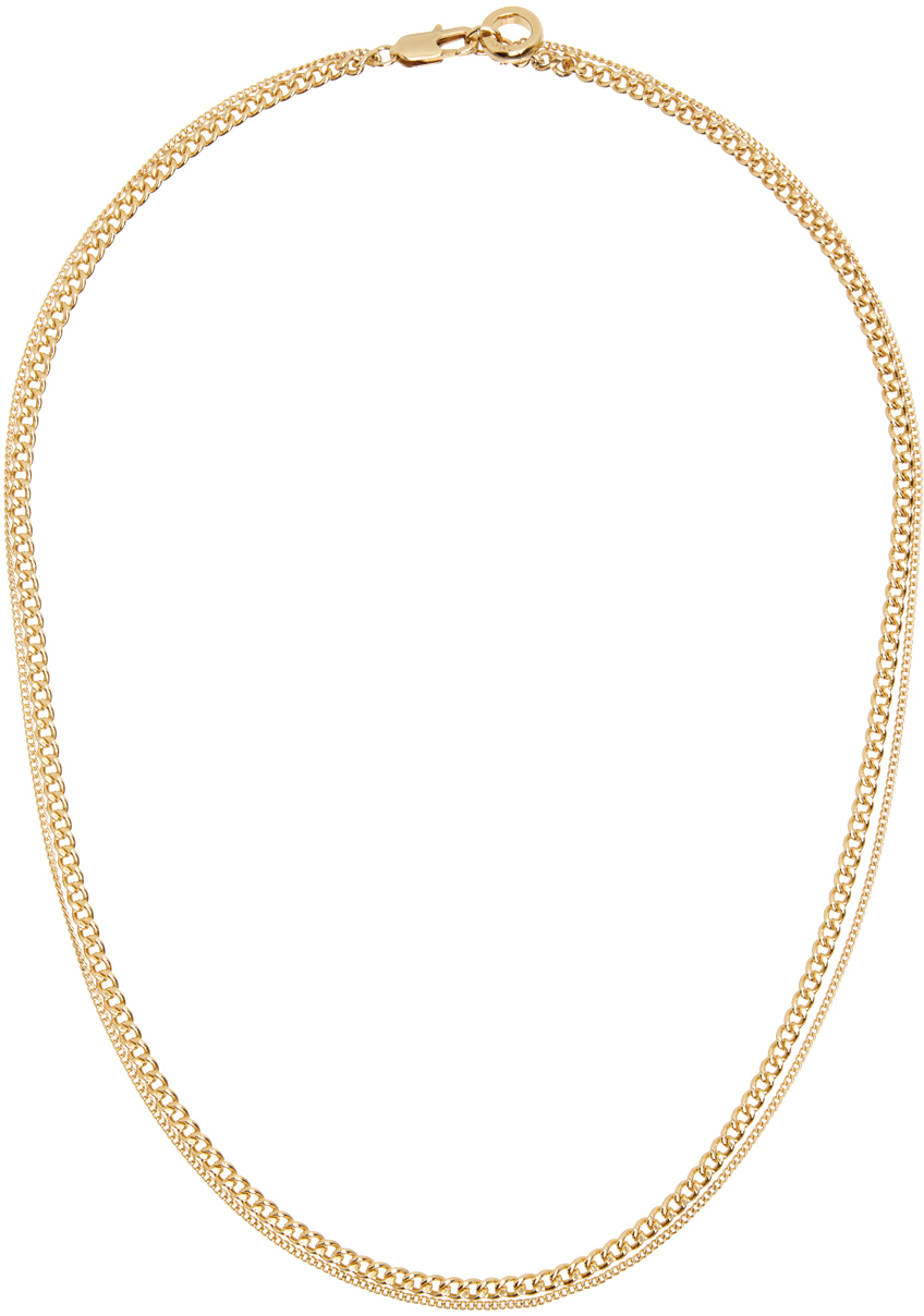 A.P.C. Gold Minimal Necklace