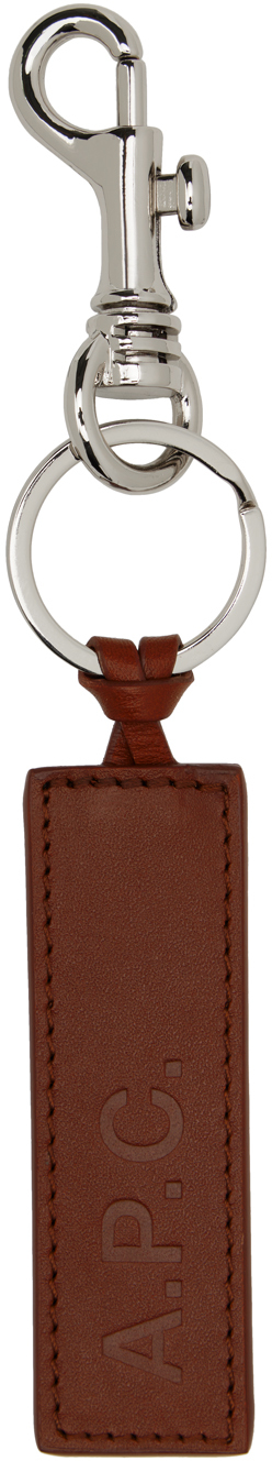 Brown leather key chain for men – CASUPO