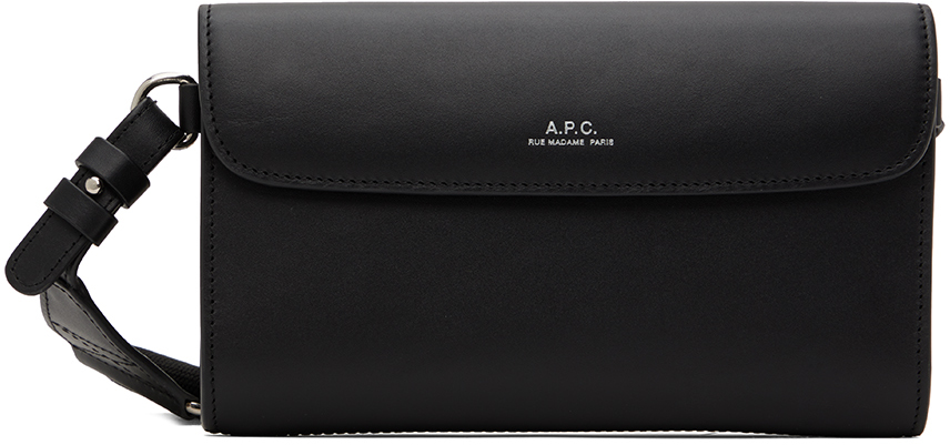 A.P.C.: Black James Bag | SSENSE Canada