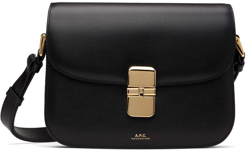Apc Black Small Grace Bag In Lzz Black
