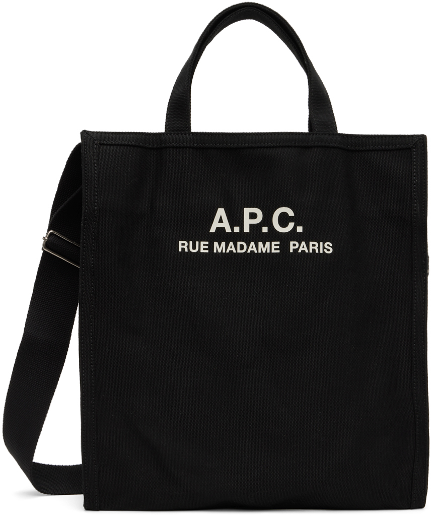 ナッぺ’sバッグ一覧専用　極美品♡　A.P.C　トートバッグ　ブラック　ロゴ　NOIR