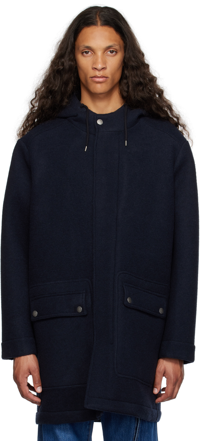 A. P.C. Navy Mathias Coat