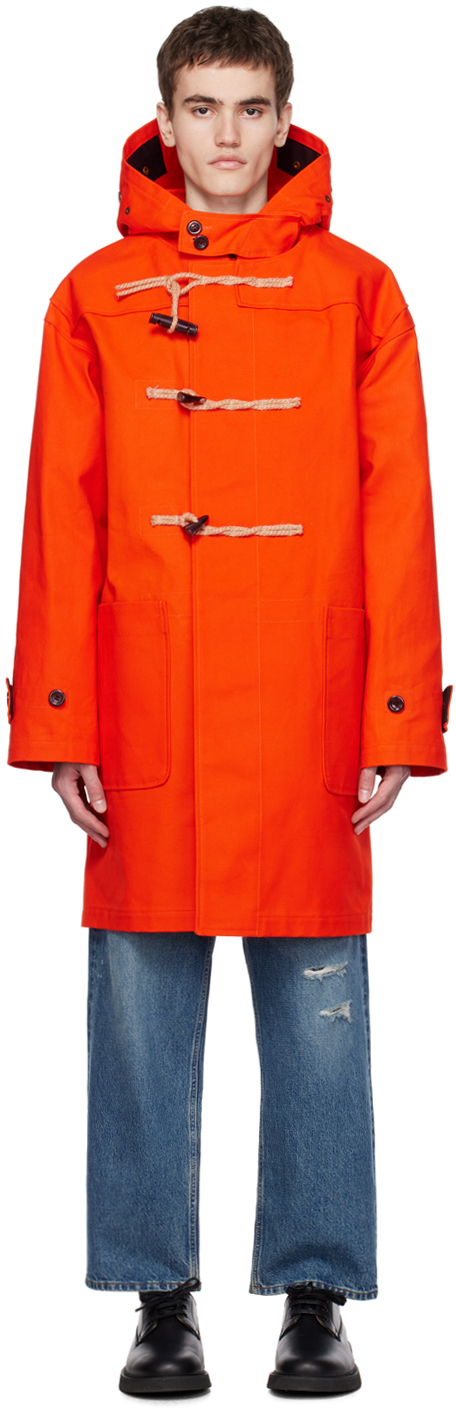 A.P.C. Orange JW Anderson Edition Colin Coat | Smart Closet