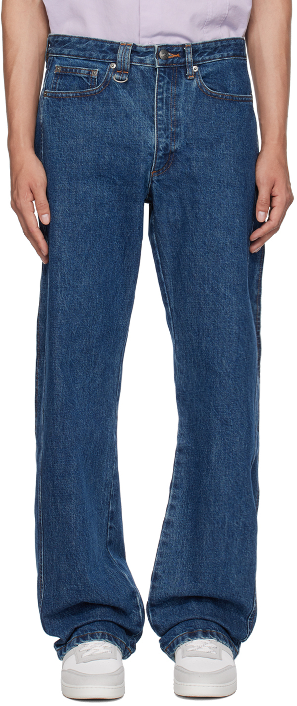 A.P.C.: Indigo Ayrton Jeans | SSENSE