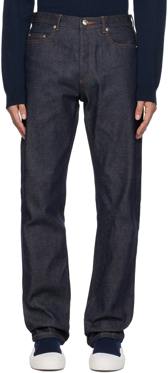 A.P.C.: Indigo Standard Jeans | SSENSE Canada