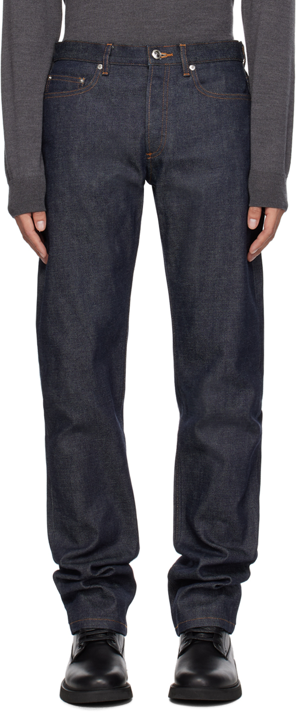 Indigo New Standard Jeans by A.P.C. on Sale