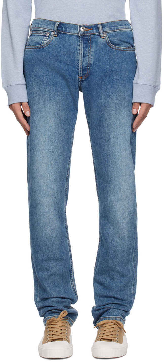 A.P.C.: Indigo Petit Standard Jeans | SSENSE