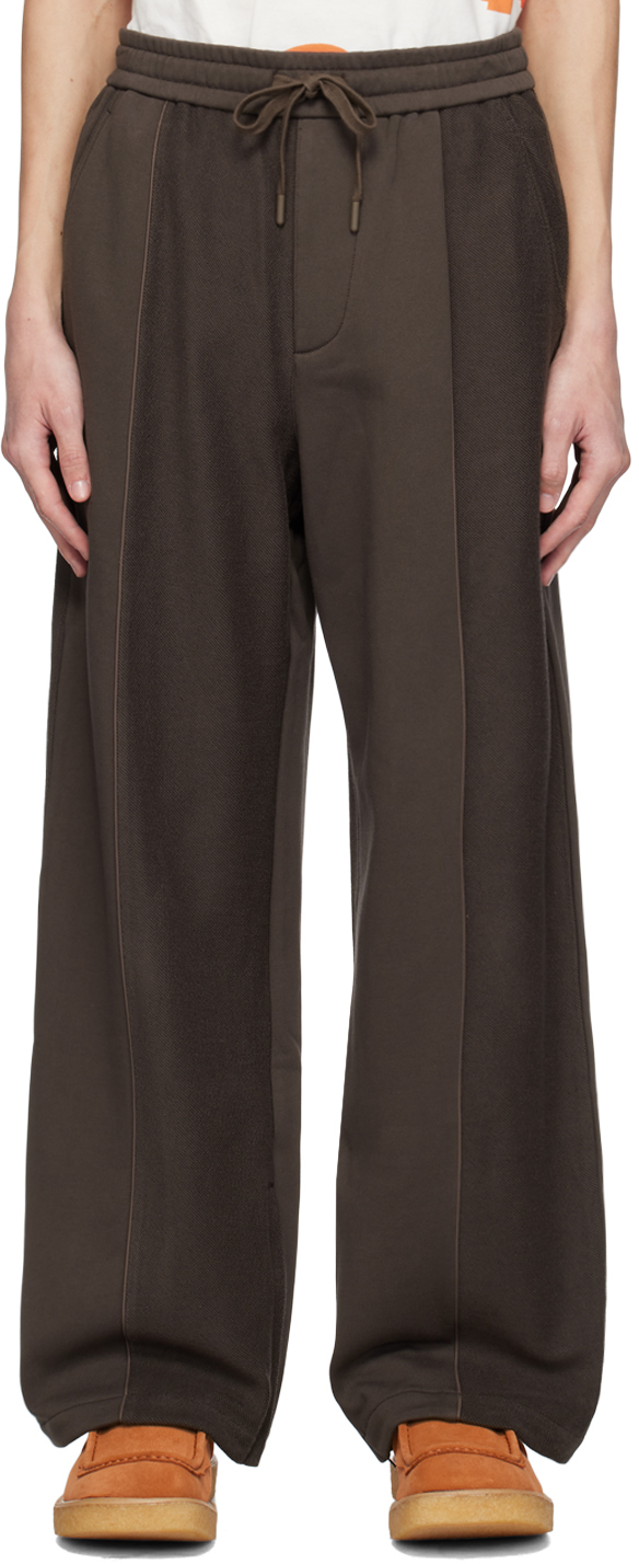 A Personal Note 73 Brown Paneled Trousers