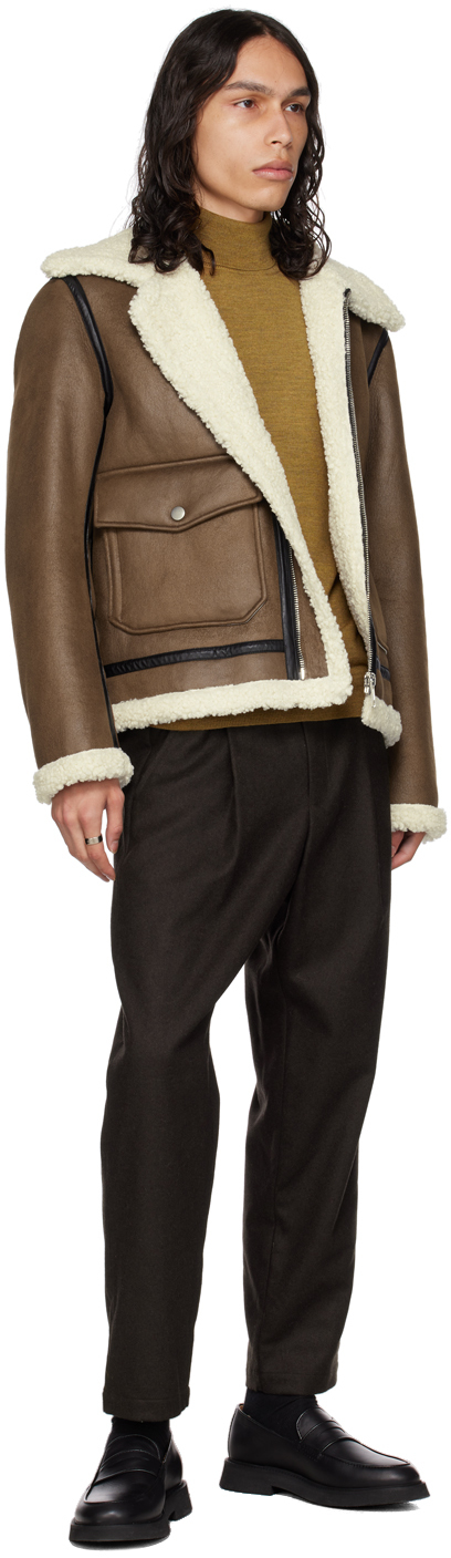 Apc Yellow Dundee Turtleneck In Pda Ocre Chine