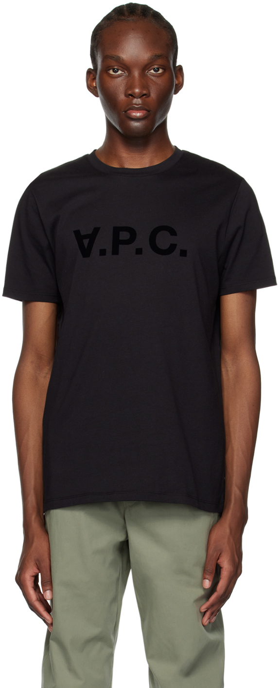 A.P.C.: Black VPC T-Shirt | SSENSE