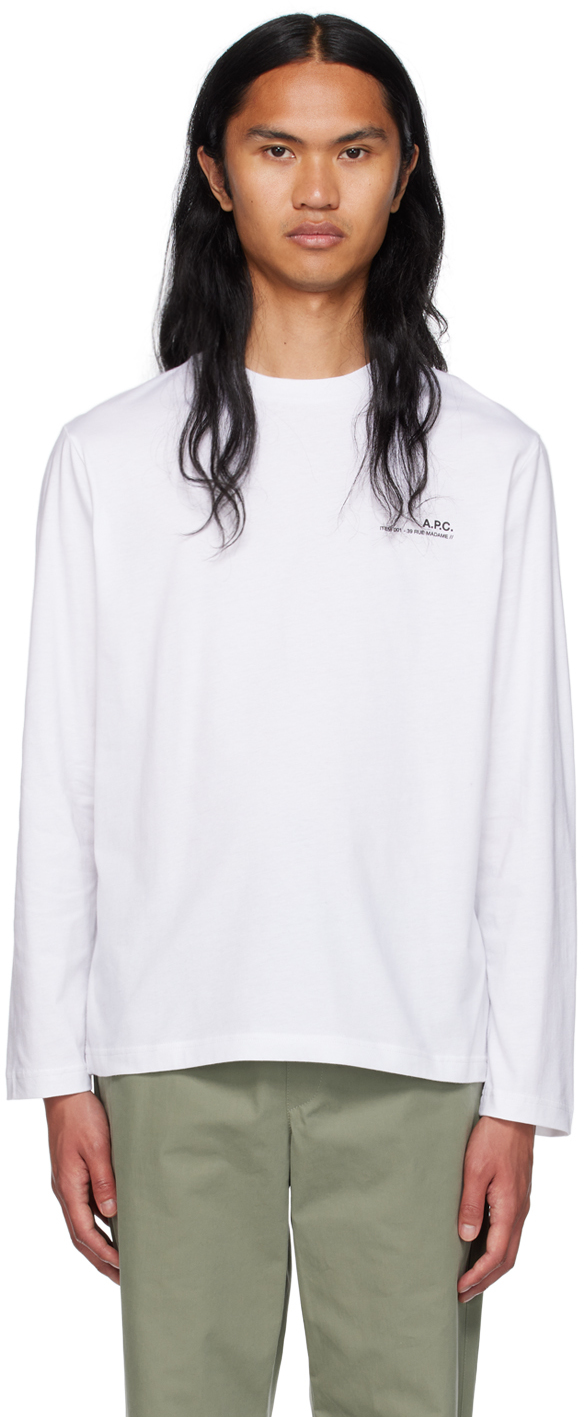 White Item Long Sleeve T-Shirt