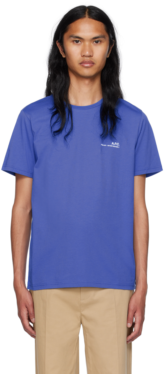 Blue Item T-Shirt by A.P.C. on Sale