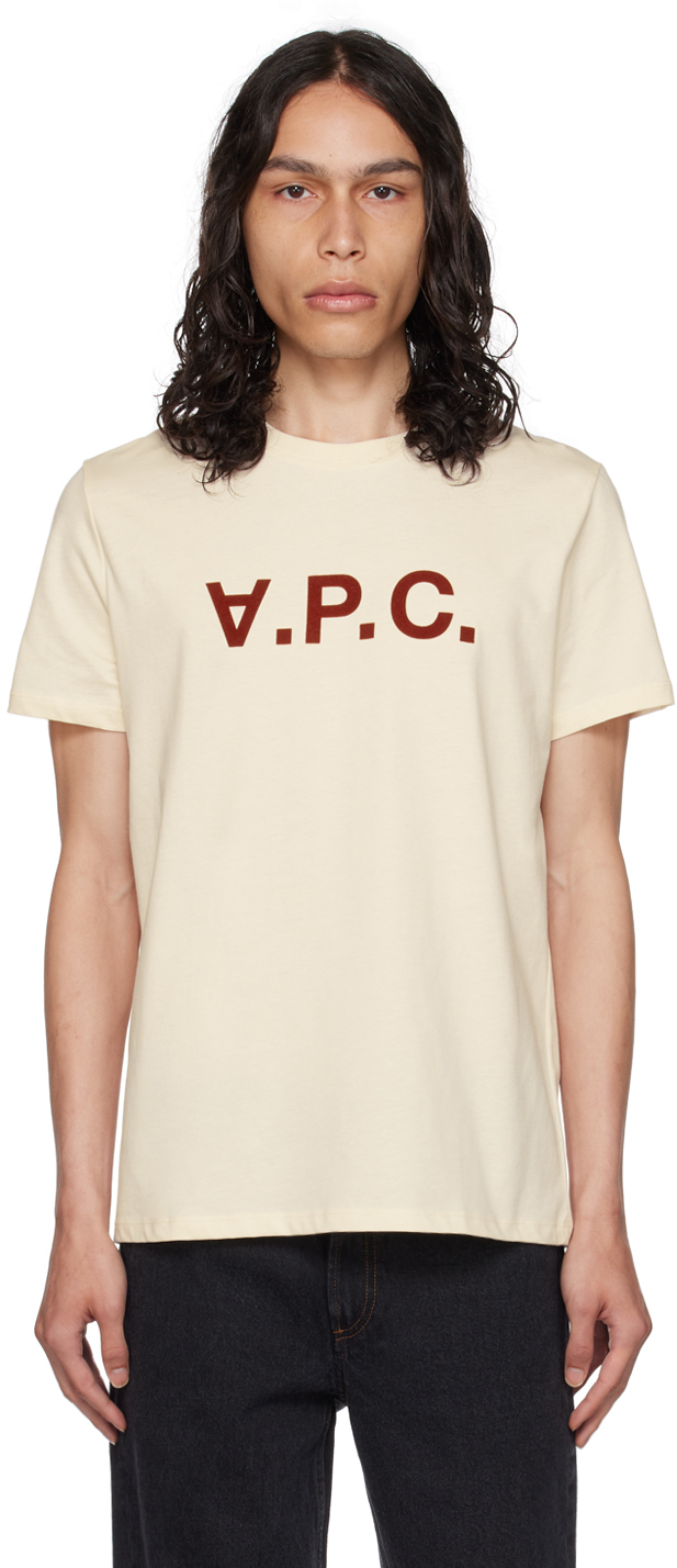 Shop Apc Off-white Vpc T-shirt In Aac Off White