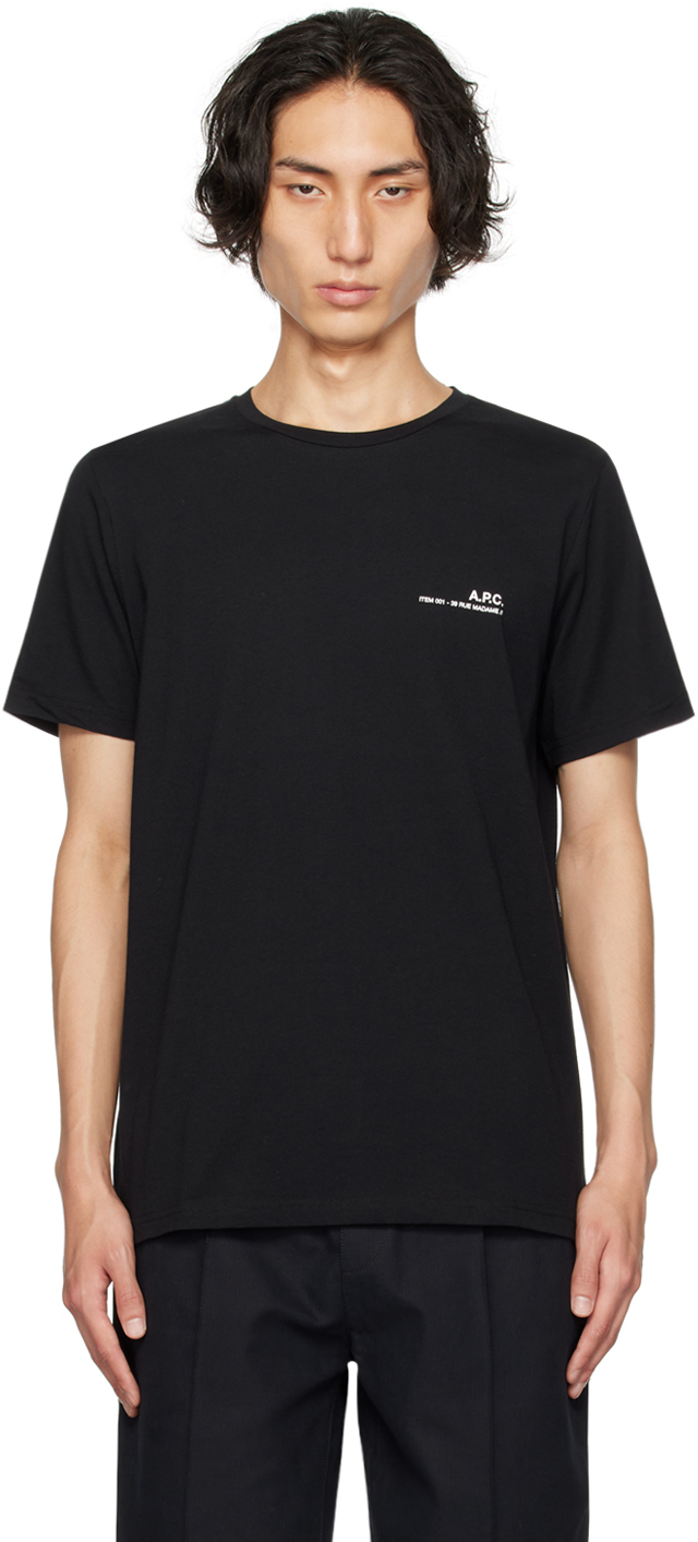 A.P.C.: ブラック Item Tシャツ | SSENSE 日本