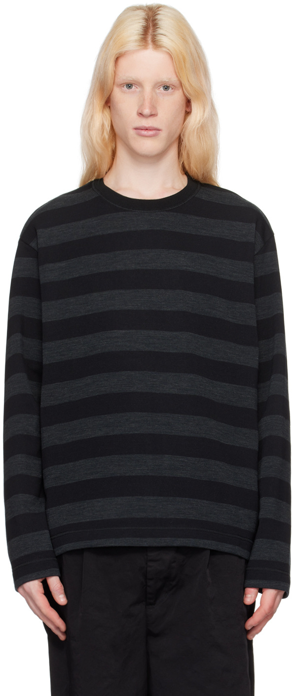 Junya Watanabe Mesh Longsleeve T-shirt in Black for Men