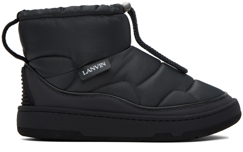 【関税込み】Lanvin グレー Curb スノーブーツ Lanvinのグレー Curb スノーブーツがセール中