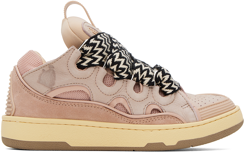 Lanvin: Pink Curb Sneakers | SSENSE Canada