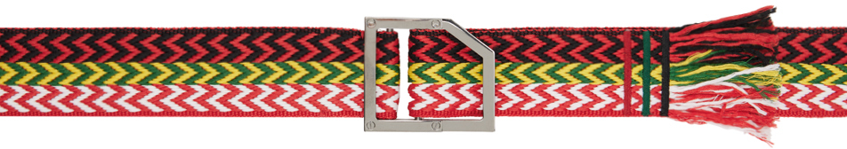 Shop Lanvin Multicolor Curb Belt In S1 Multicolour