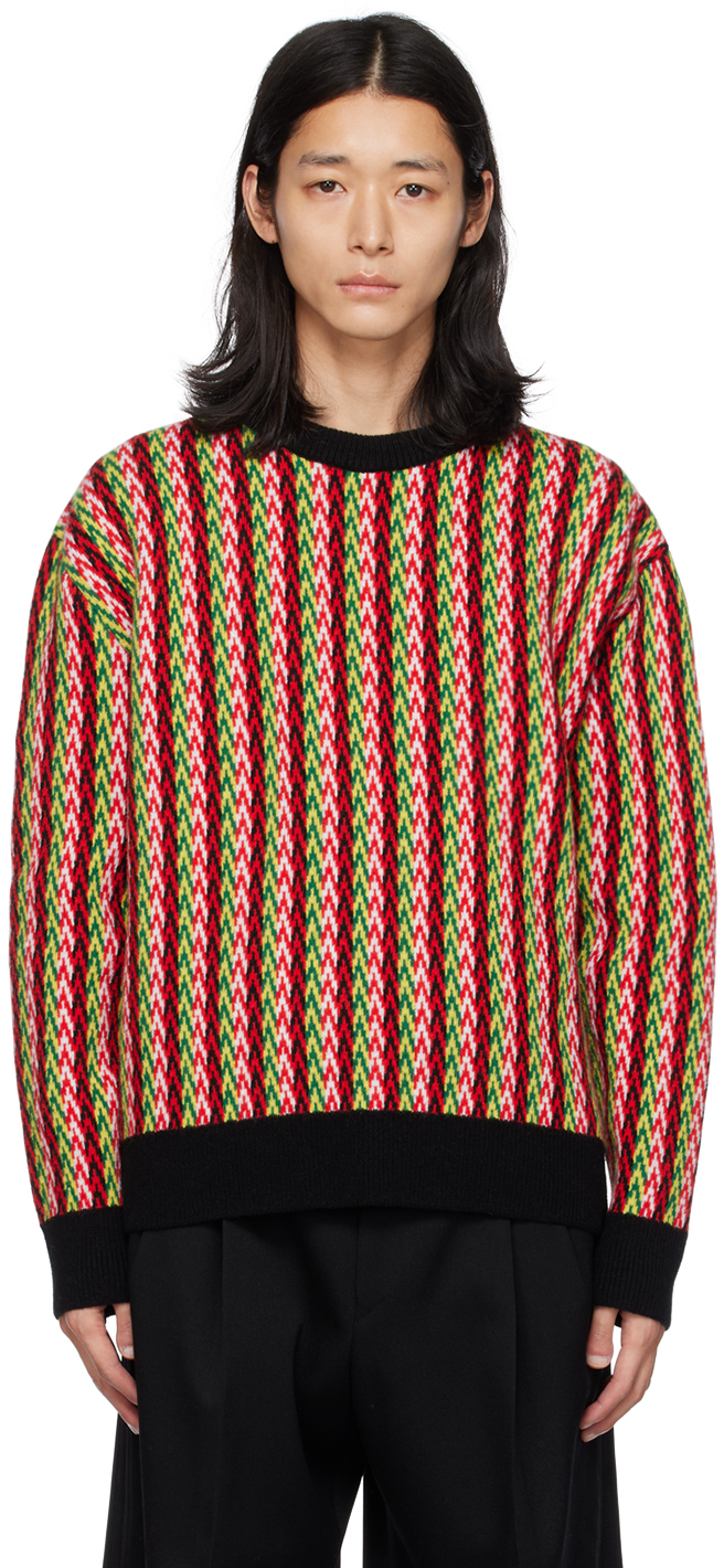 Lanvin Multicolor Curb Sweater In Multicolour