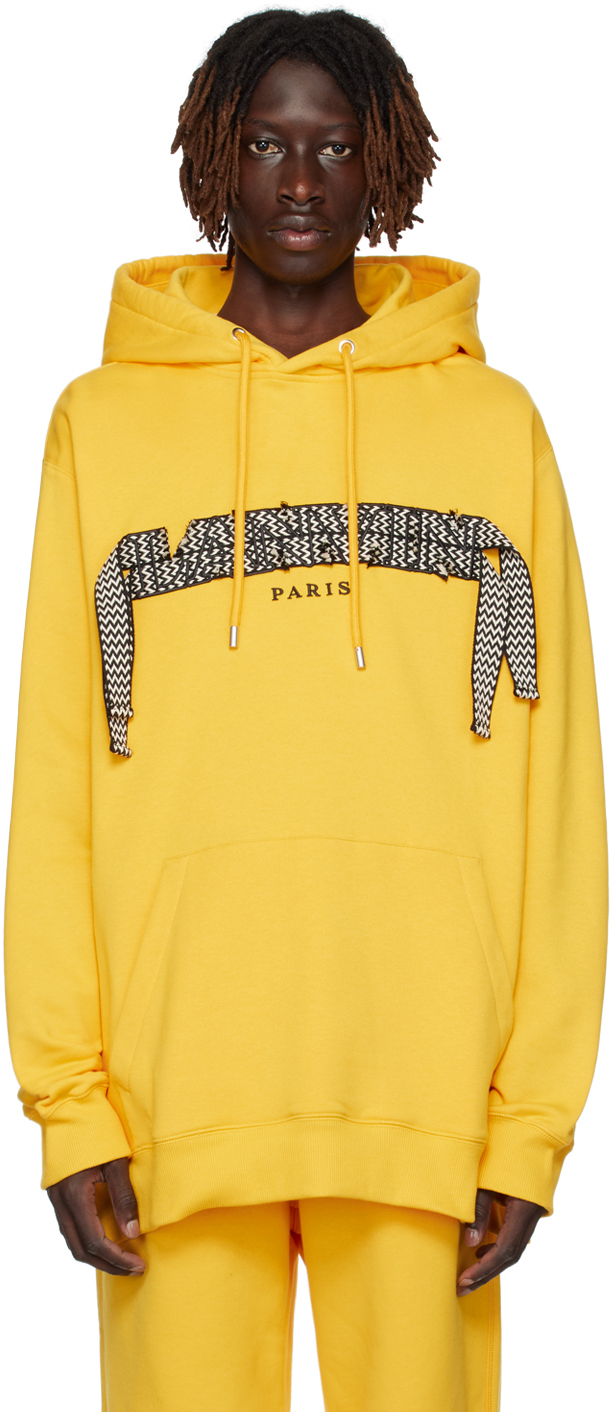 LANVIN YELLOW CURB HOODIE