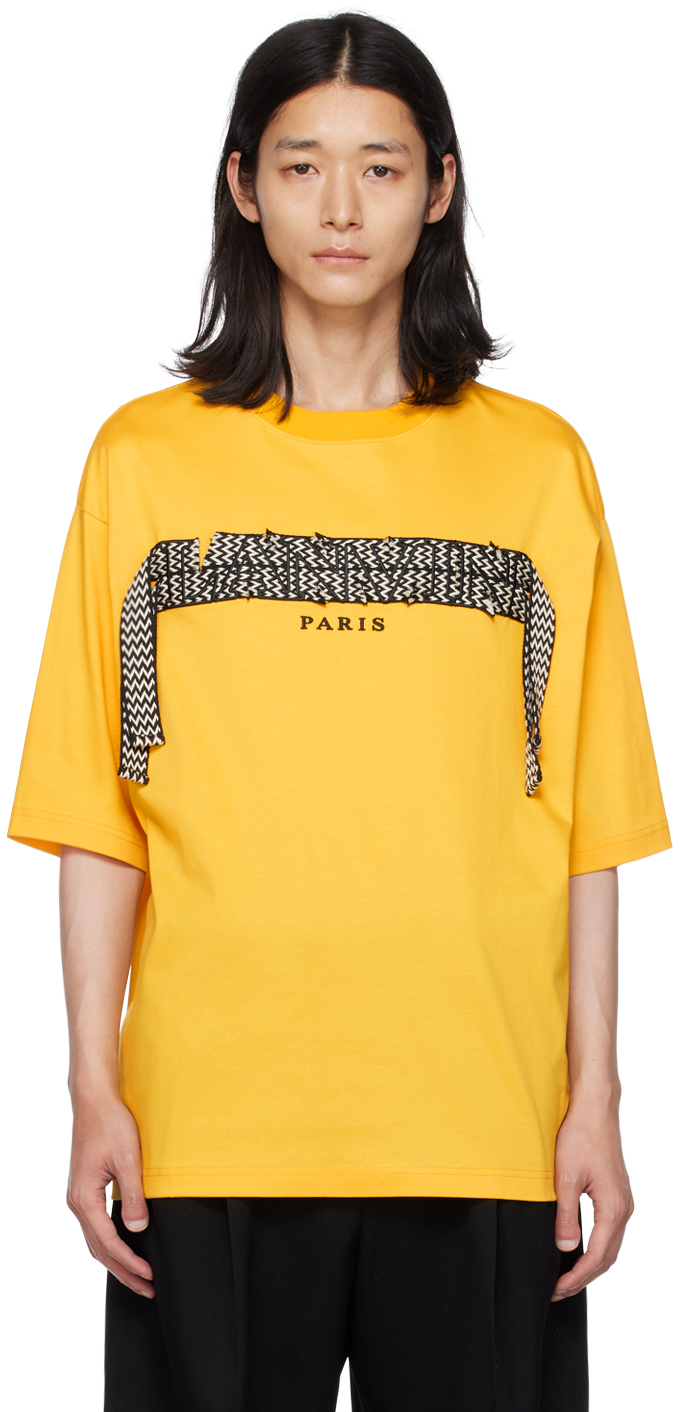Yellow Curb Lace T-Shirt