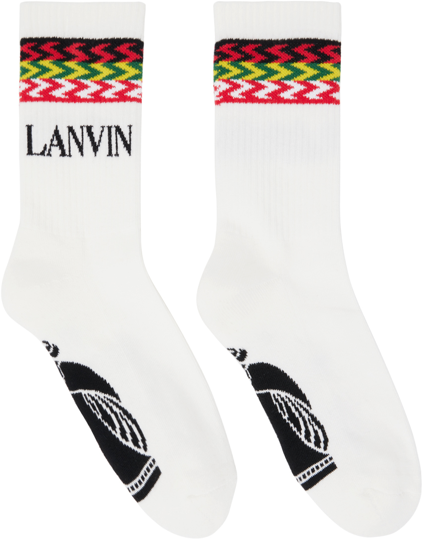 Lanvin White Mother & Child Socks